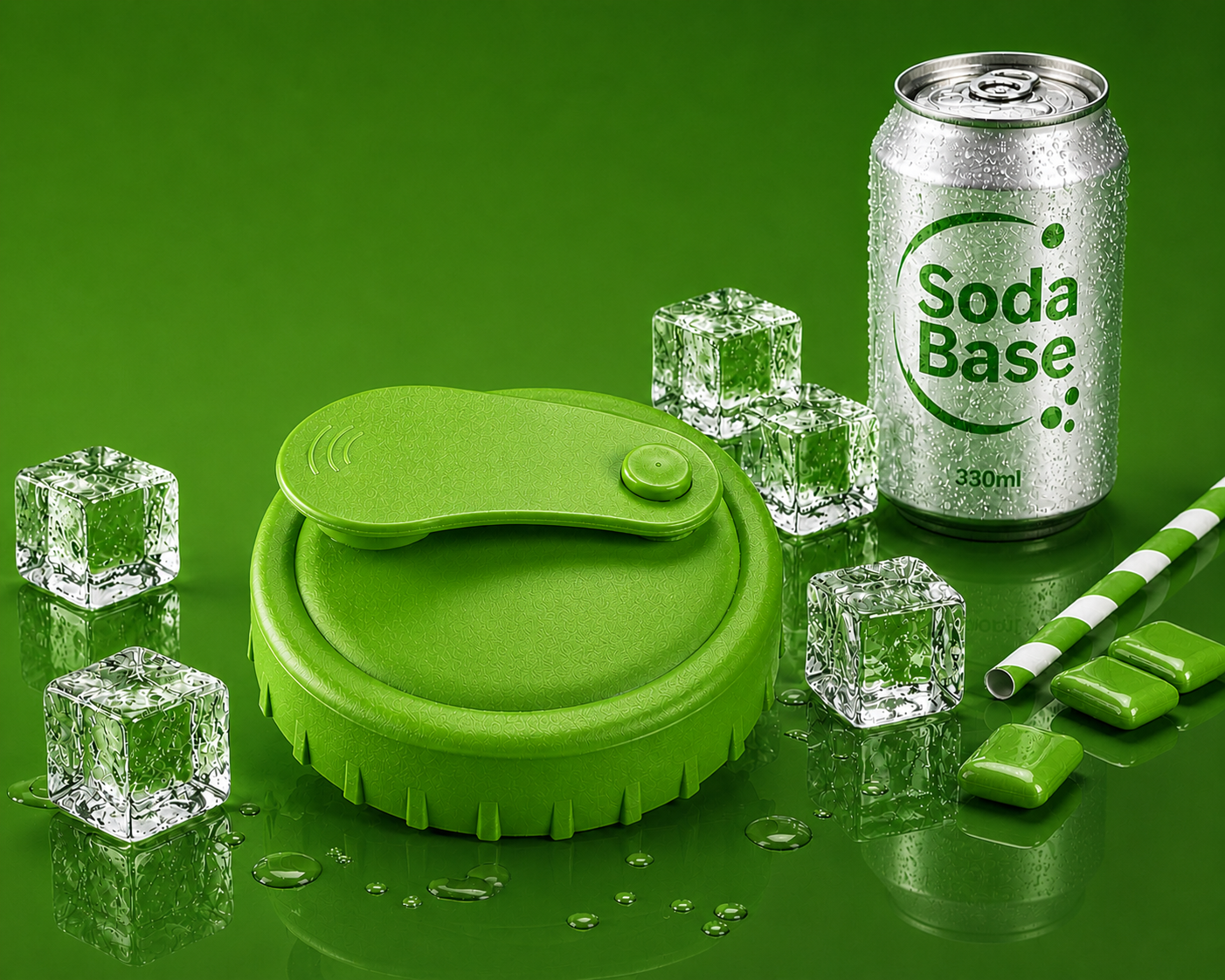 Bouchon Soda Base e-Up (Vert)