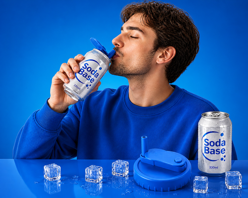 Bouchon Soda Base e-Up (Bleu)