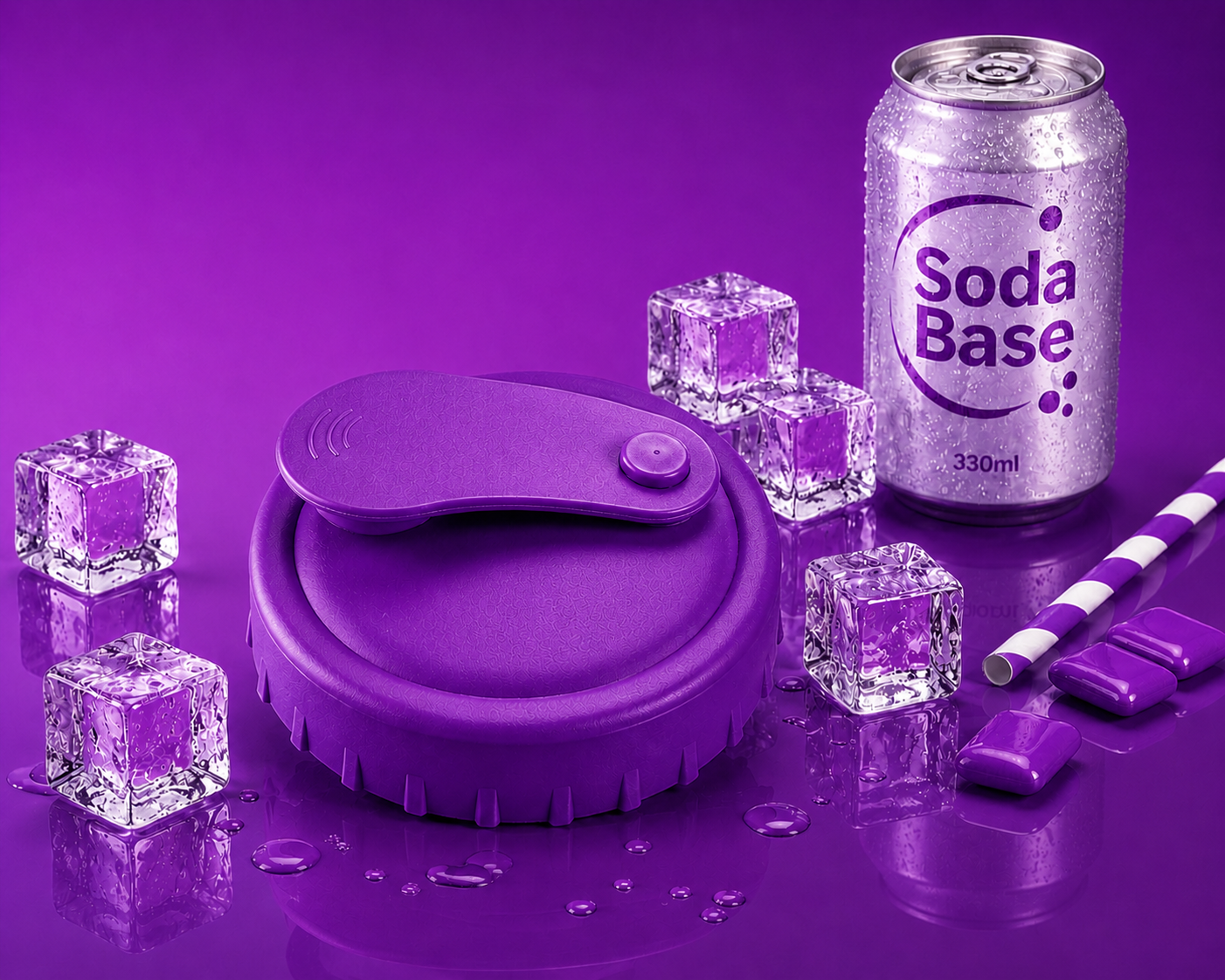 Bouchon Soda Base e-Up (Violet)