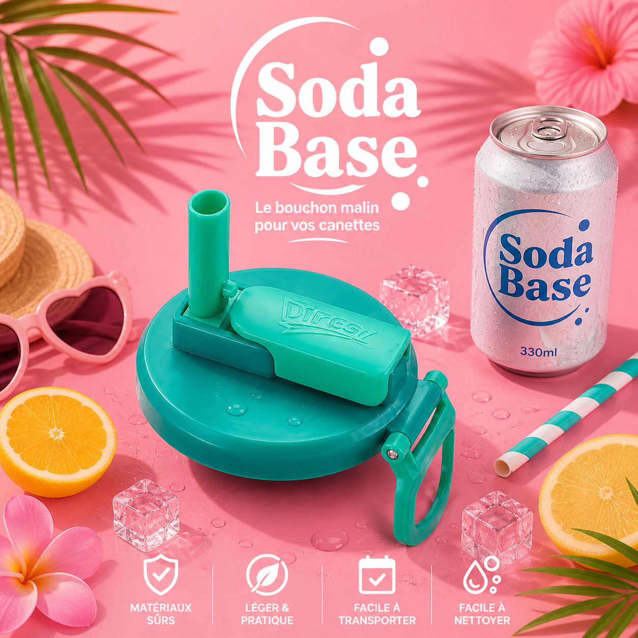 Bouchon Soda Base e-uP 2 (Vert)
