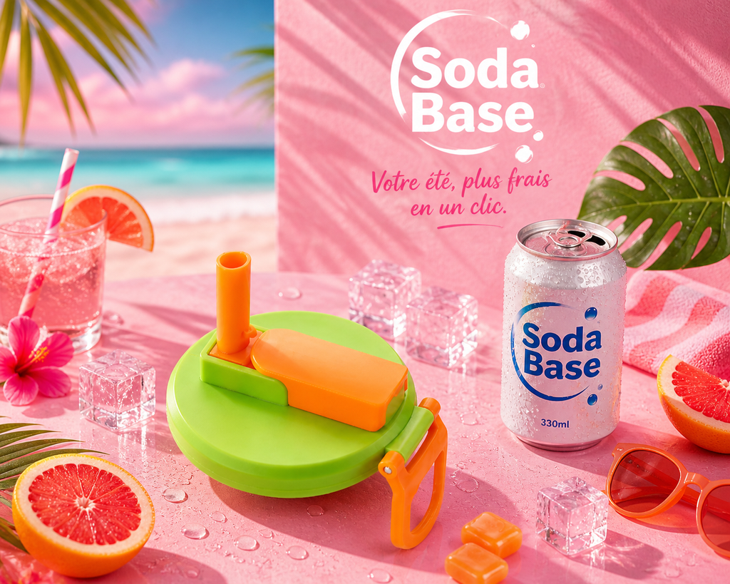 Bouchon Soda Base e-Up 2 (Vert / Orange)